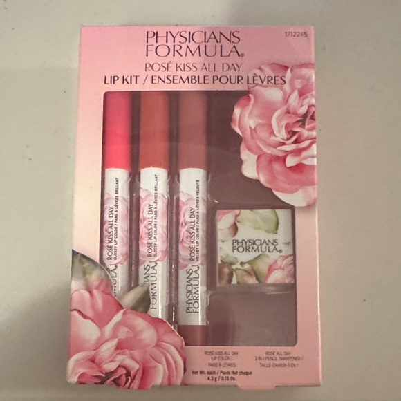 Valentine Day Physicians Formula Rosé Kiss Lip Trio Bundle - Picture 3 of 7